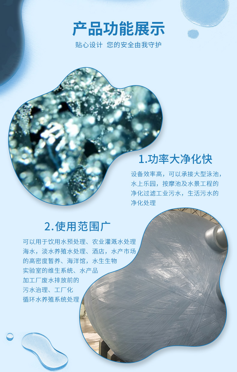 SW大型玻璃纤维单层卧式砂缸过滤器(图8)