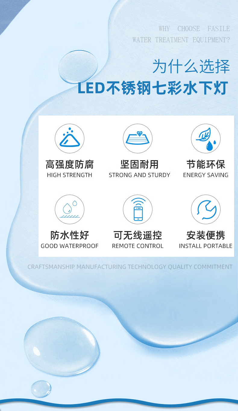 法思乐LED不锈钢七彩壁挂灯(图2)